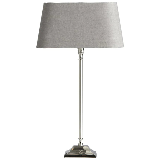 Myrle bordlampe H45 cm. sølv
