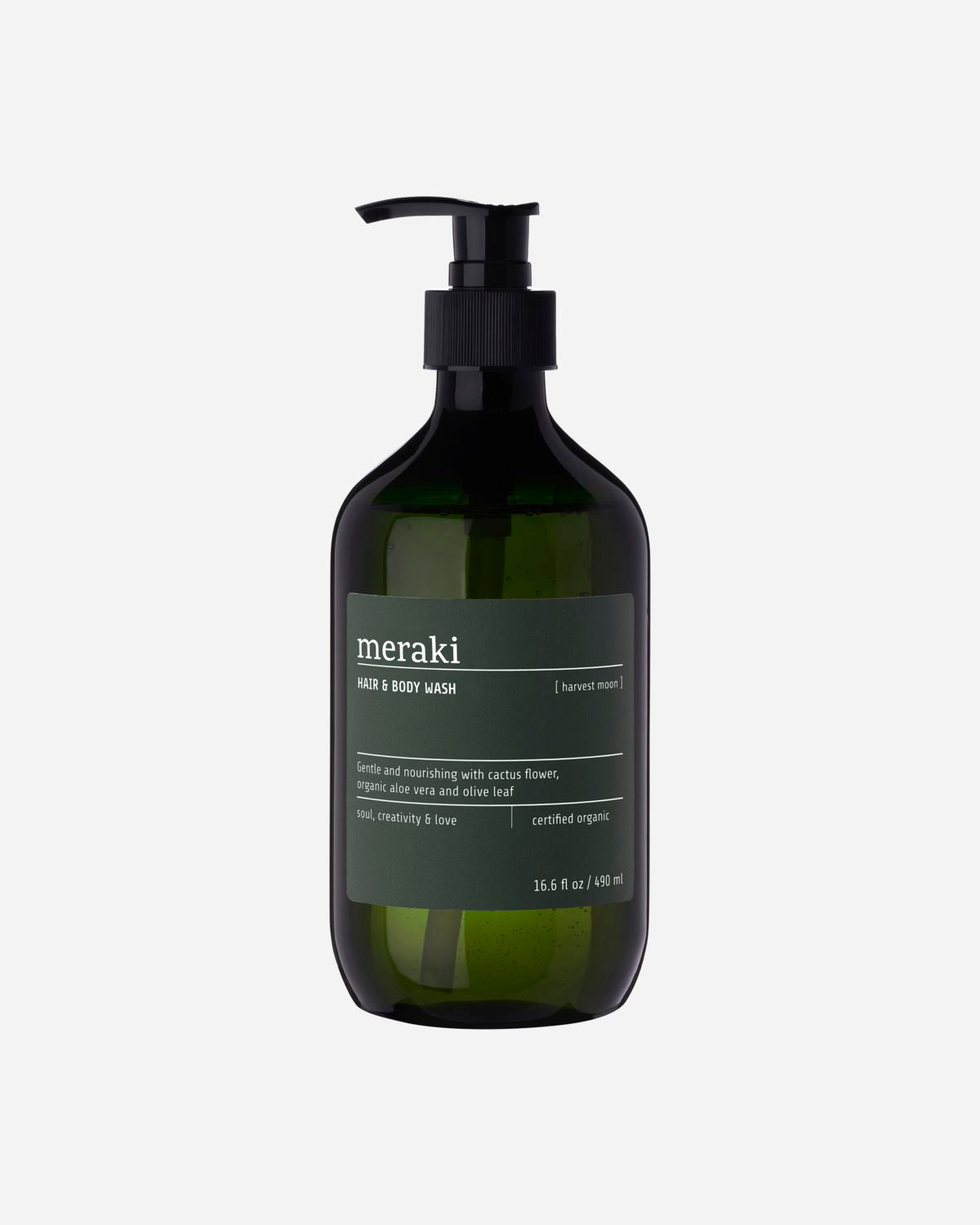 Meraki Hair & Body Wash 490ml Harvest Moon