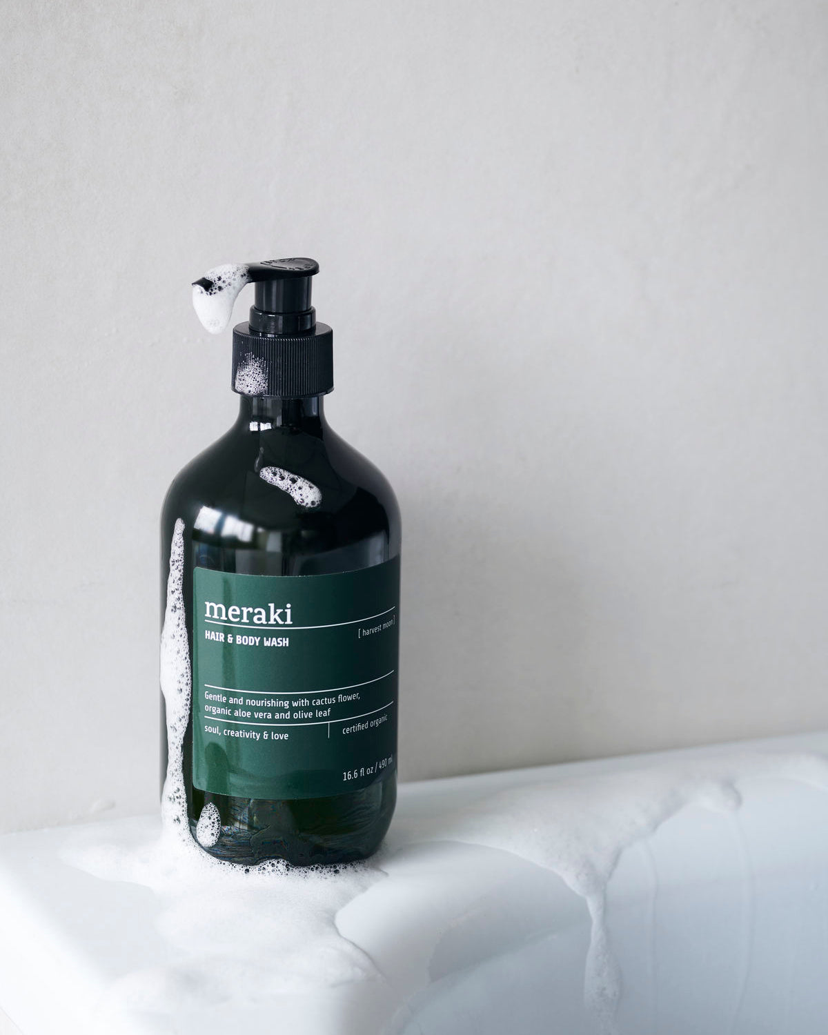 Meraki Hair & Body Wash 490ml Harvest Moon