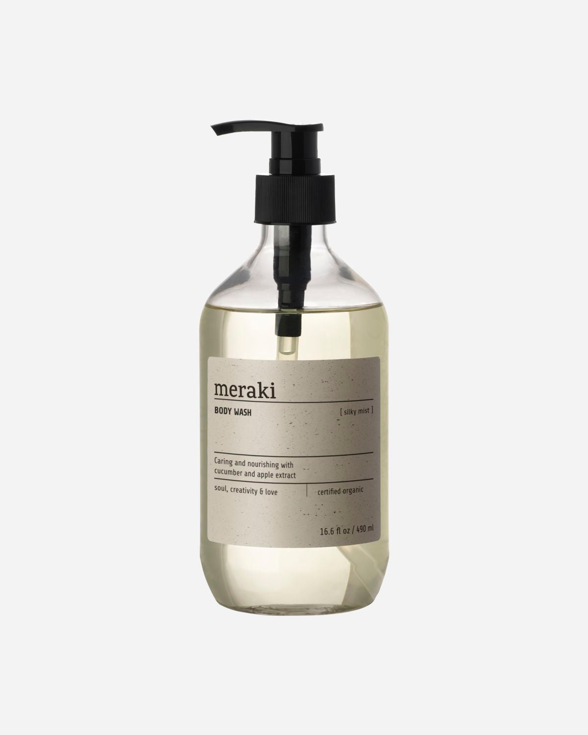 Meraki body wash silky mist