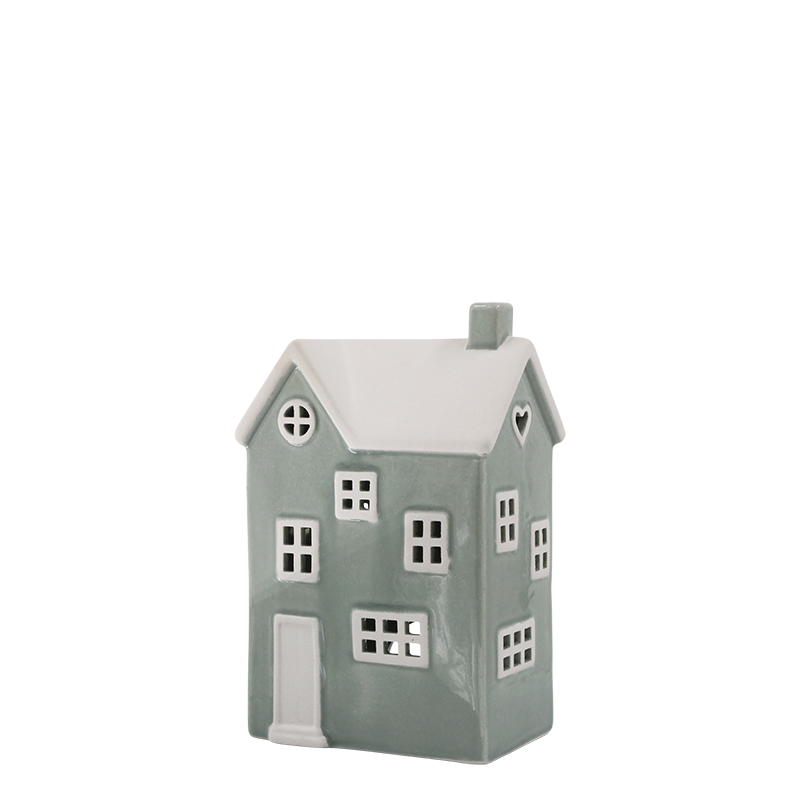 Chamonis grønt hus til fyrfadslys