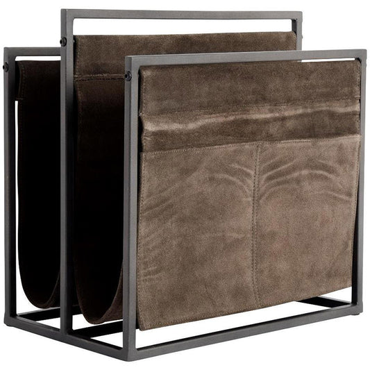 Muubs Bronx Magasinholder i Ruskind (40x40 cm)