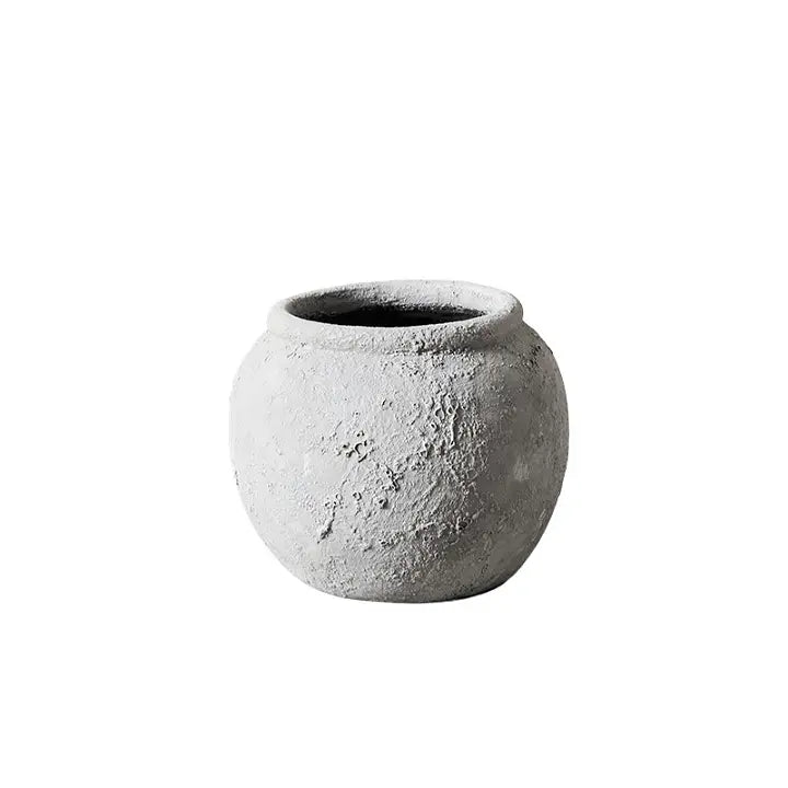 Muubs Luna Grey 25 Krukke i Terracotta – Grå Månevase