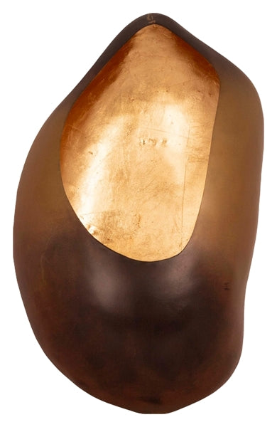 Lanterne Brændt Messing 18x10x30 væghængt