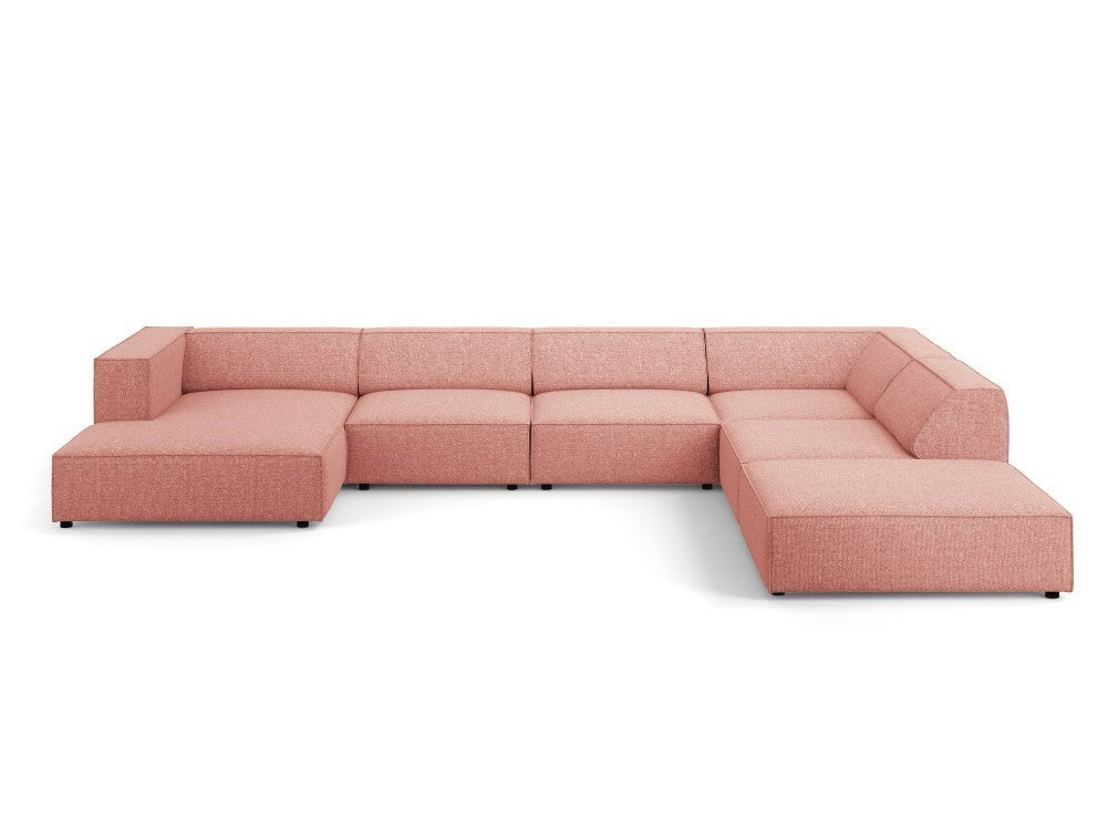 Arendal Panoramic 7-pers. sofa med Højre hjørne i chenille stof