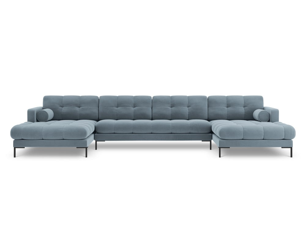 Bali Velour Panoramic sofa 7seats