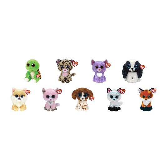 TY Beanie Boos – Pakke med 4 stk. assorterede bamser (15 cm)
