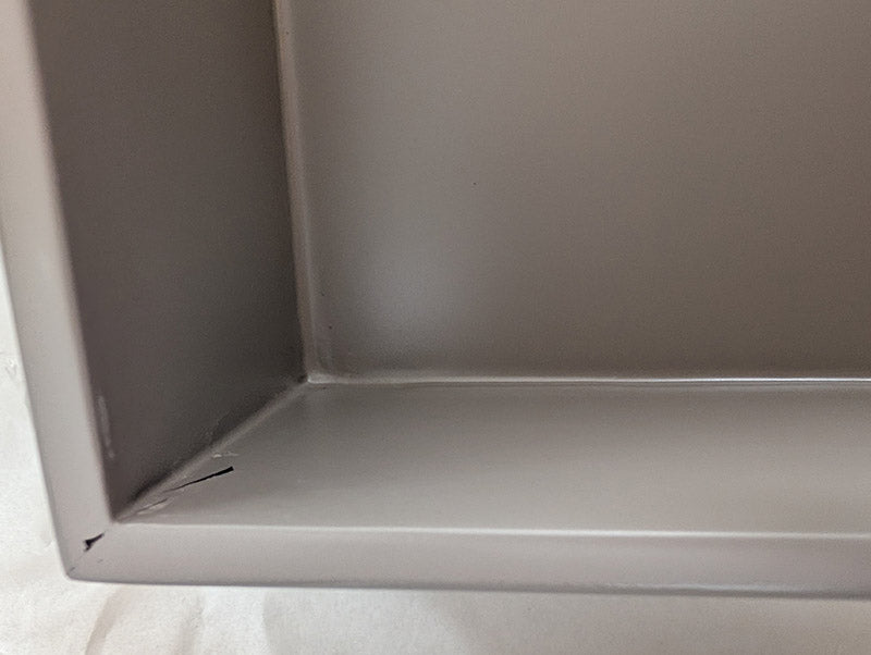 Mojoo LUX Lak Æske – Warm Grey Højglans (19x19 cm) - OUTLET