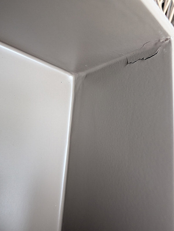 Mojoo LUX Lak Æske – Warm Grey Højglans (19x19 cm) - OUTLET