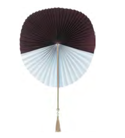 Broste Copenhagen Saba Vifte – Papir Vægdekoration Ø34 cm sort