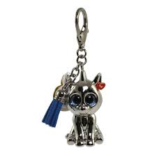 TY Mini Boos SILVER - unicorn clip