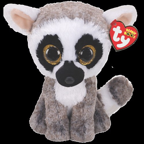 TY Beanie Boos LINUS - lemur medium