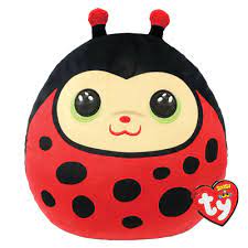 TY Squishy Beanies IZZY - lady bug squish 25cm