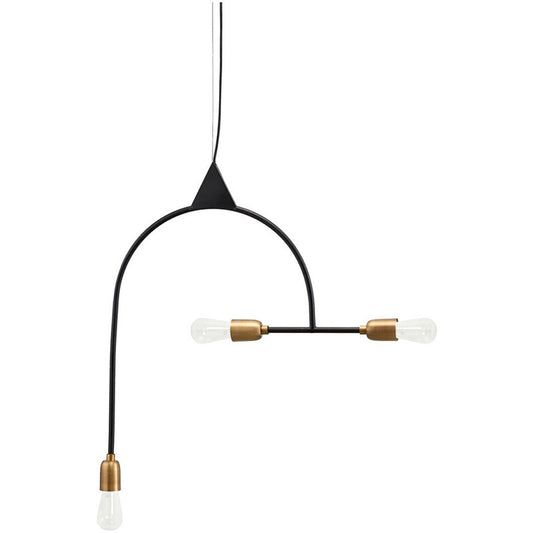 House Doctor Arch – Unik og skulpturel loftslampe med 3 fatninger