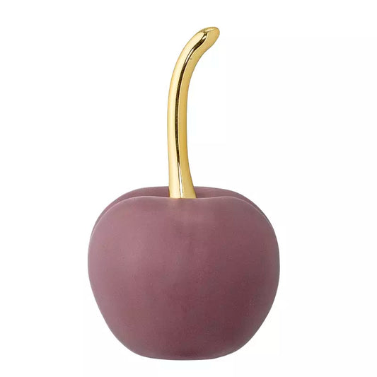 Bloomingville Kirsebær Dekoration – Rosa Stentøj H16,5 cm