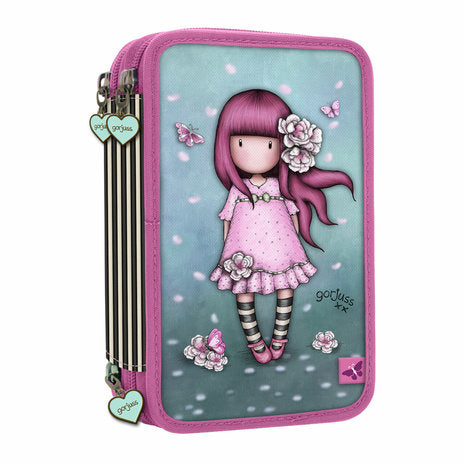 Gorjuss Sparkle & Bloom Cherry Blossom penalhus med indhold
