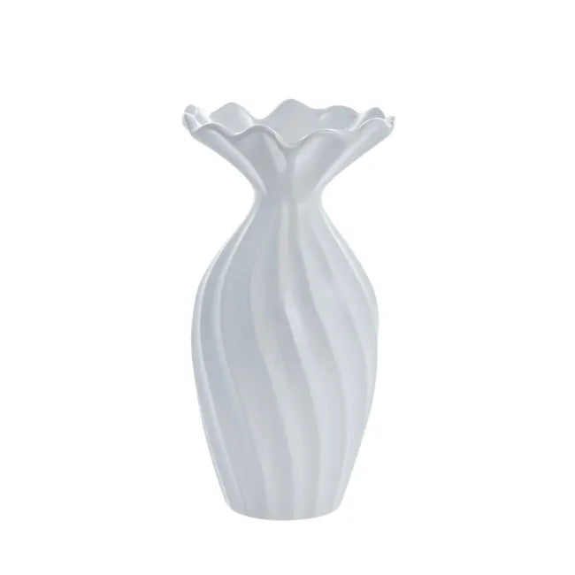 Susille vase H25 cm. hvid