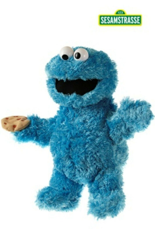 Hånddukke Sesame Street Cookie Monster 33-37cm