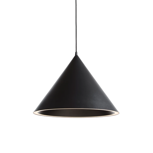Woud Annular pendant (Large) i sort ( OUTLET )
