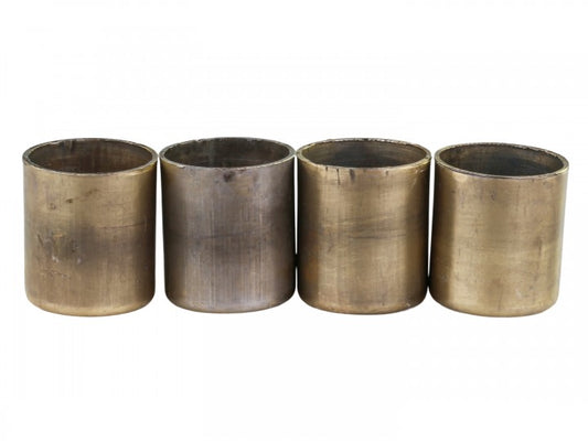 Lysholder med magnet i antique messing
