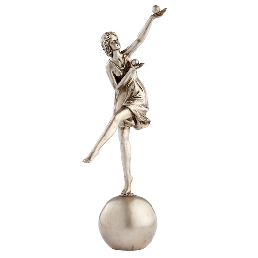 Serafina figur H43 cm. antik guld