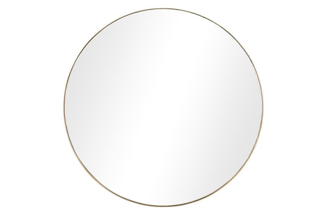 Milly spejl Ø100 cm. lys guld