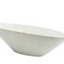 Oval potte i hvid, 24cm