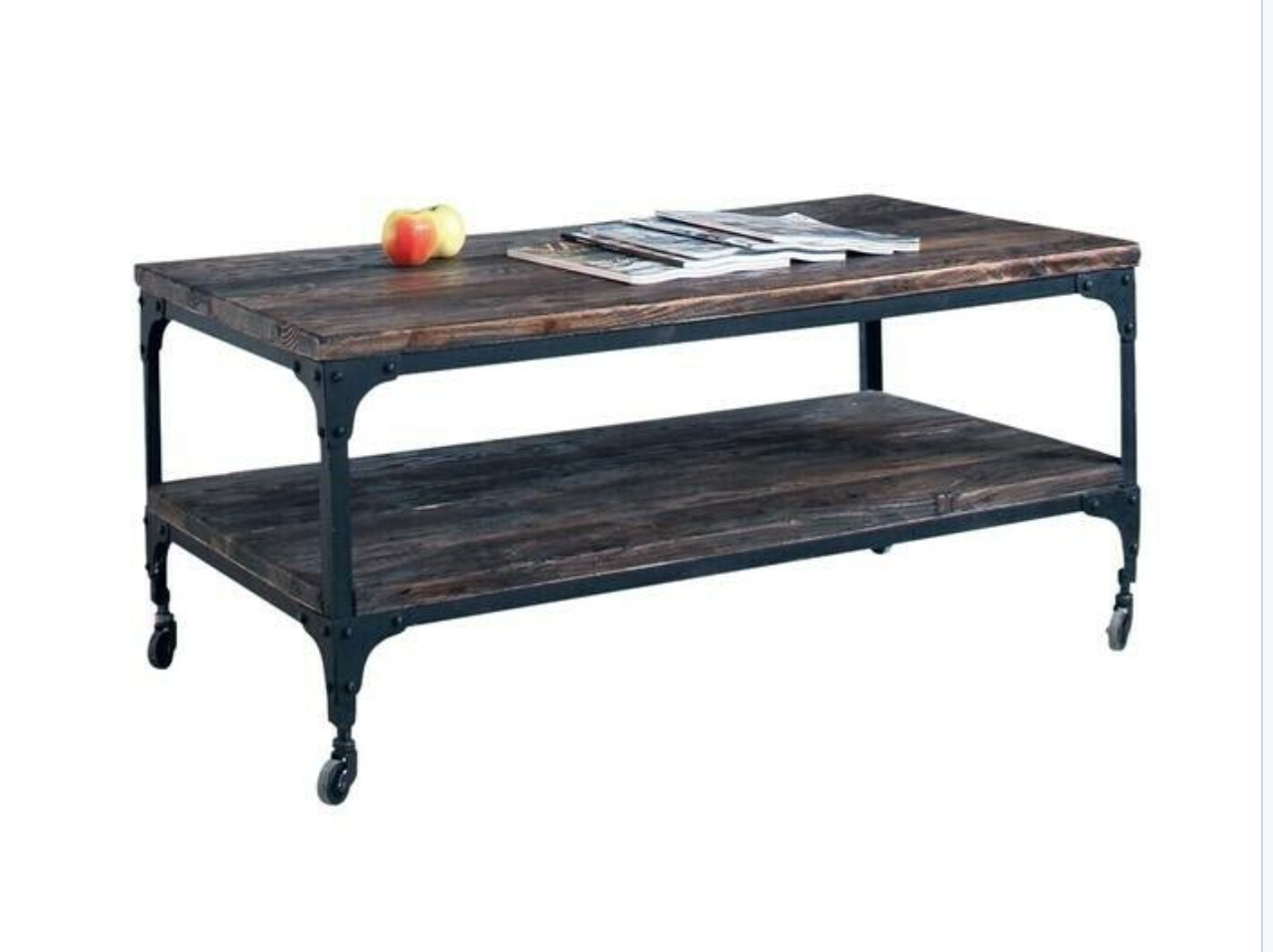 Sofabord Recycled med hjul