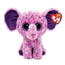 TY Beanie Boos EVA - purple elephant reg